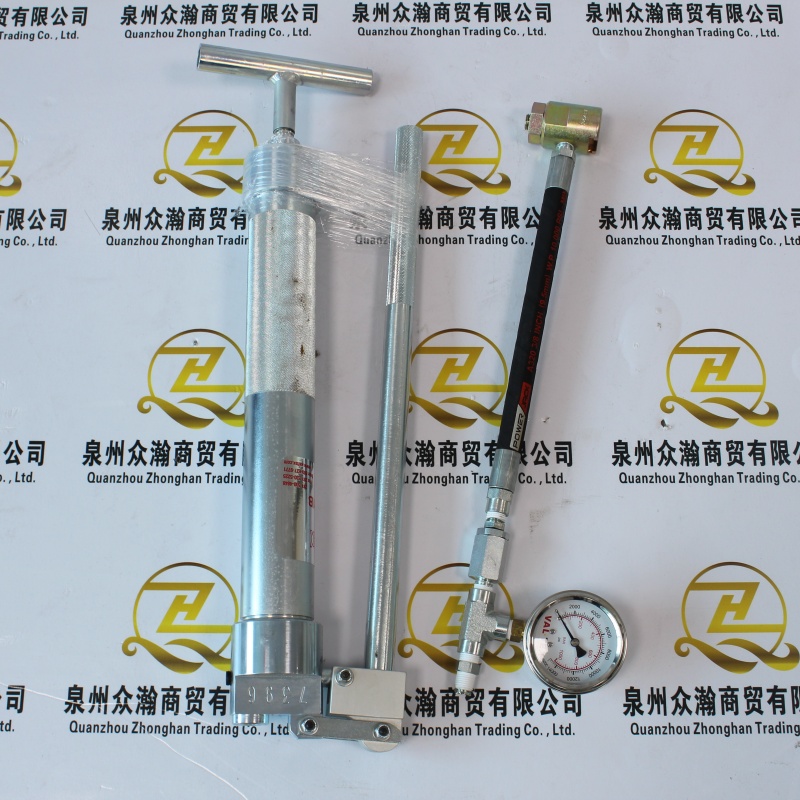 VAL-TEX 手動注脂槍 1000A-31GB（1000-31B+軟管壓力表）